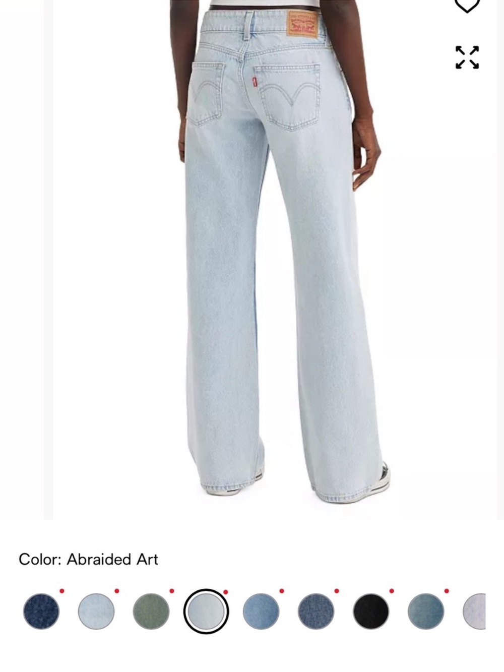 Levi’s super low loose jeans 27 - Picture 2 of 10